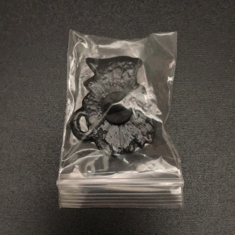 Funny Skull Coffee Mug Cup “Death Before Decaf” Metal Enamel Pin Brooch - Picture 4 of 8